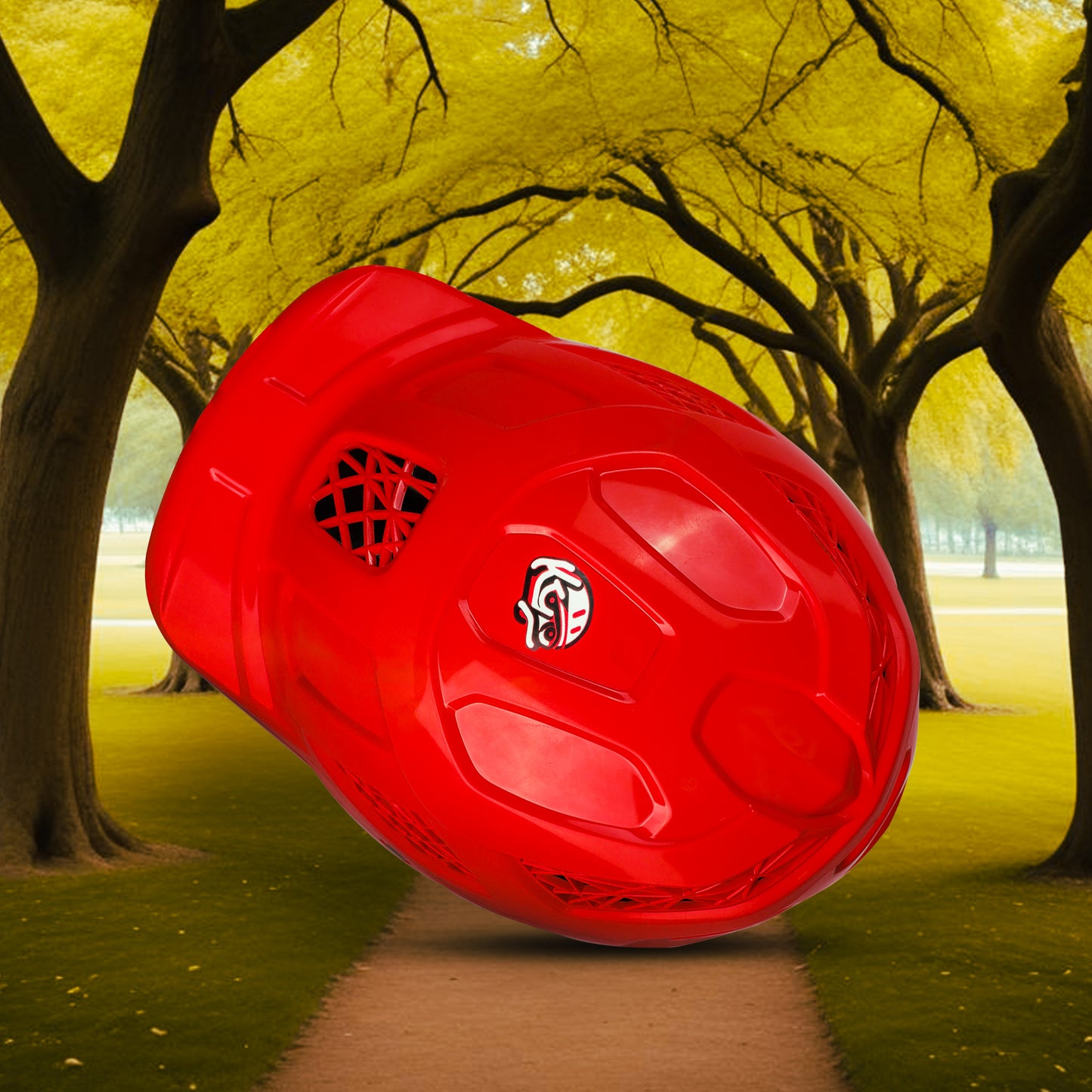 Koko Dragon Kids Skating & Cycling Helmet | Protective Gear for Boys & Girls (Red)