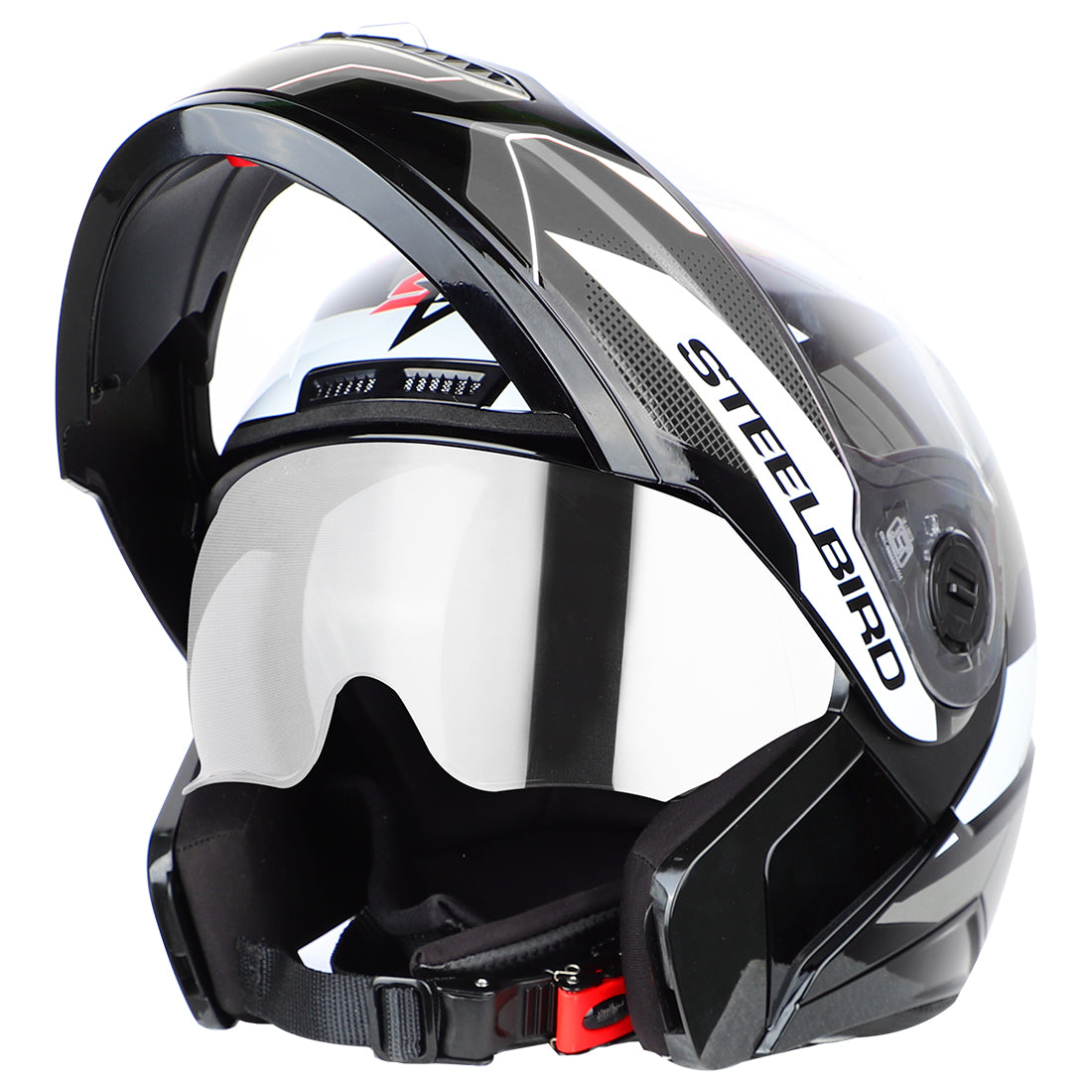 Steelbird SBA-7 Huracan ISI Certified Flip-Up Helmet for Men and