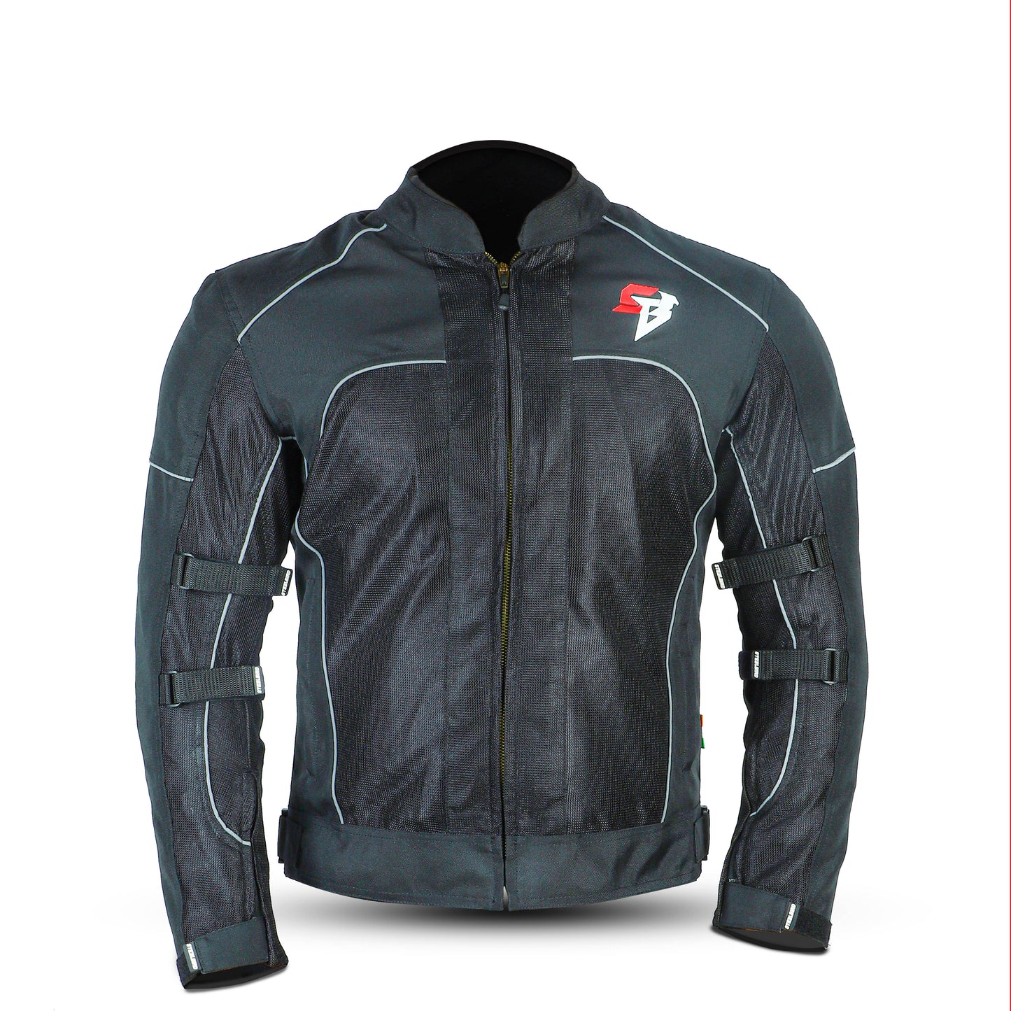 Steelbird Riding Jacket Zojila Z1 with Impact Protection Removable CE level 2 armour and Abrasion Resistance (Red)