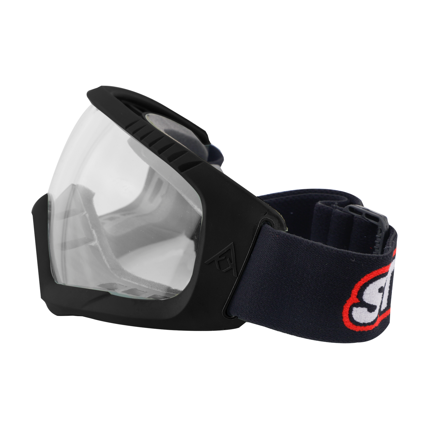 Steelbird 7Wings Motocross ATV/Dirt Bike Goggles, Unisex Eye Protection for Riding (Pack of 1, Black with Clear)