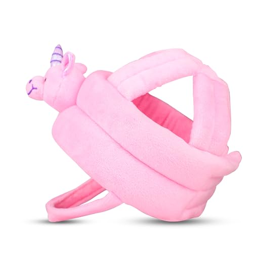 Koko Baby Safety Helmet for Toddlers – Adjustable Head Protector for Crawling & Walking – Soft, Lightweight, Anti-Fall Bumper Hat for Infants, Kids – Ideal Head Safety Gear (Pink Unicorn)