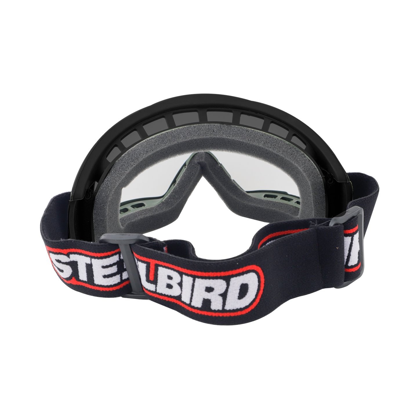 Steelbird 7Wings Motocross ATV/Dirt Bike Goggles, Unisex Eye Protection for Riding (Pack of 1, Black with Clear)