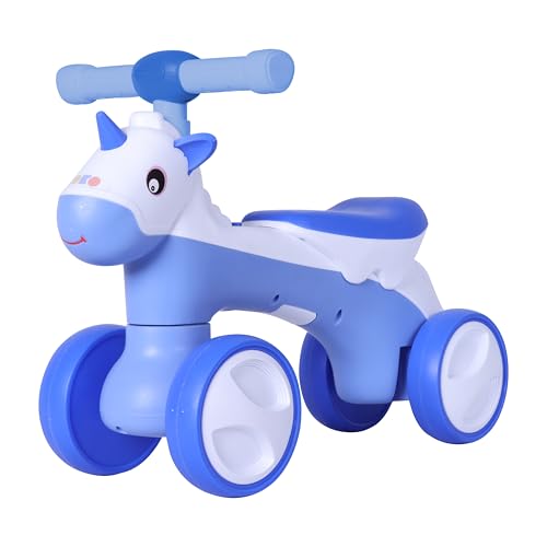 Koko Hurricane Balance Bike for Toddlers – Lightweight Ride-On Toy with Sturdy Wheels, Safe and Fun Indoor/Outdoor Bike for Kids, Ages 1-3 (Blue)