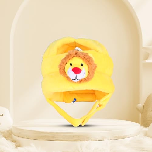 Koko Baby Safety Helmet for Toddlers – Adjustable Head Protector for Crawling & Walking – Soft, Lightweight, Anti-Fall Bumper Hat for Infants, Kids – Ideal Head Safety Gear (Yellow Lion)