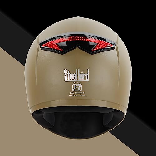 Steelbird SBH-34 Road ISI Certified Full Face Helmet with Inner Smoke Sun Shield (Dashing Desert Storm)