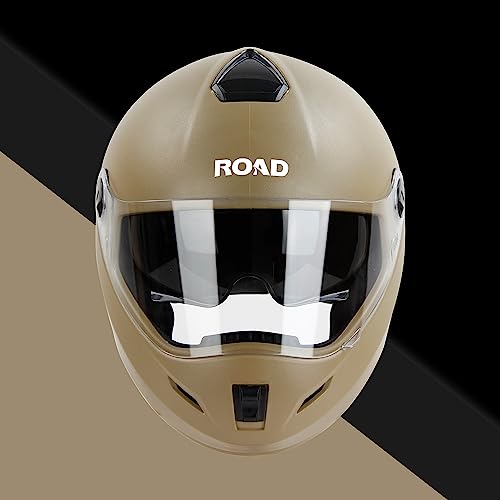 Steelbird SBH-34 Road ISI Certified Full Face Helmet with Inner Smoke Sun Shield (Dashing Desert Storm)