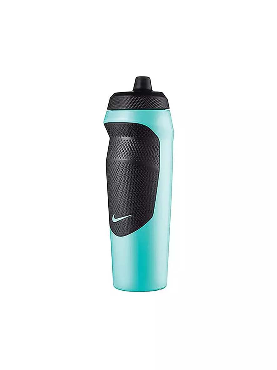 Nike Rubber Hypersport Bottle 20 Oz, 600ml (COOL MINT/BLACK/BLACK/COOL MINT)