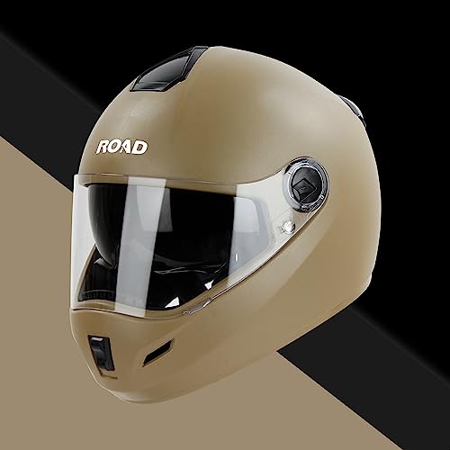 Steelbird SBH-34 Road ISI Certified Full Face Helmet with Inner Smoke Sun Shield (Dashing Desert Storm)