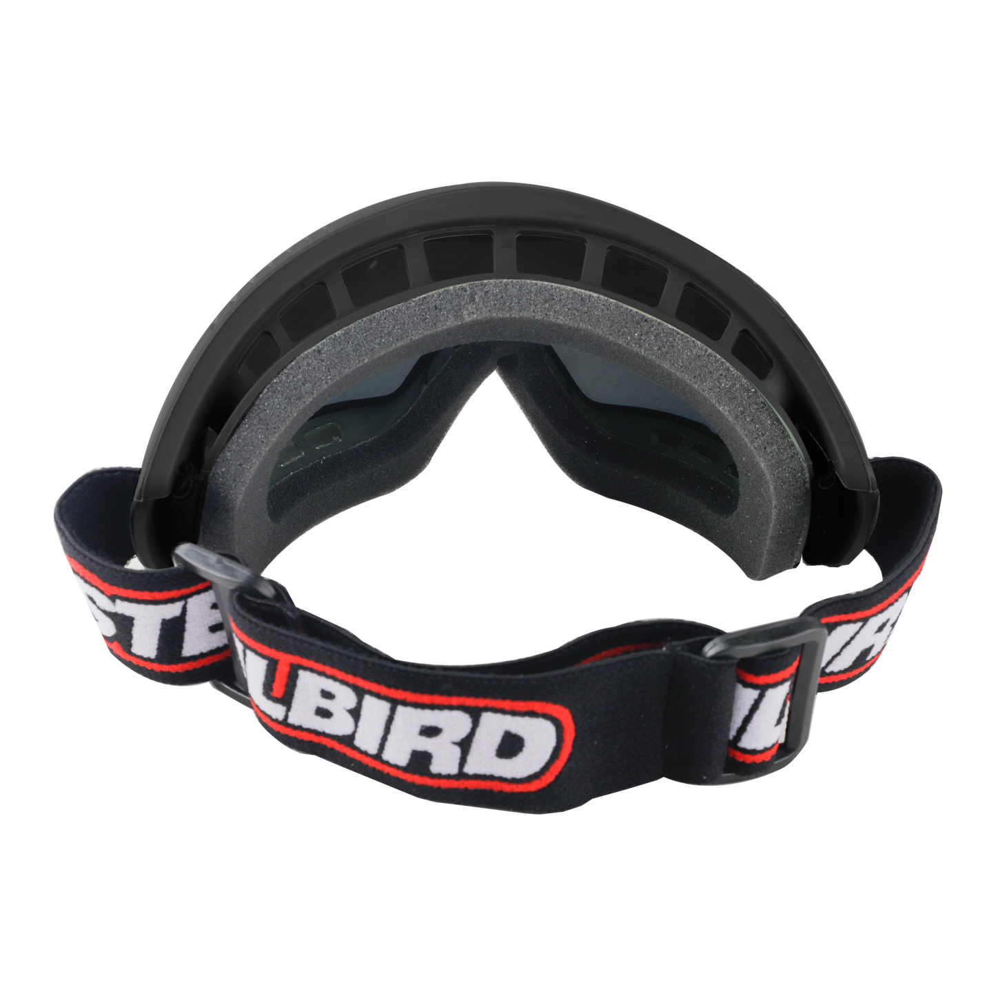 Steelbird 7Wings Motocross ATV/Dirt Bike Goggles, Unisex Eye Protection for Riding (Pack of 1, Black with Rainbow)