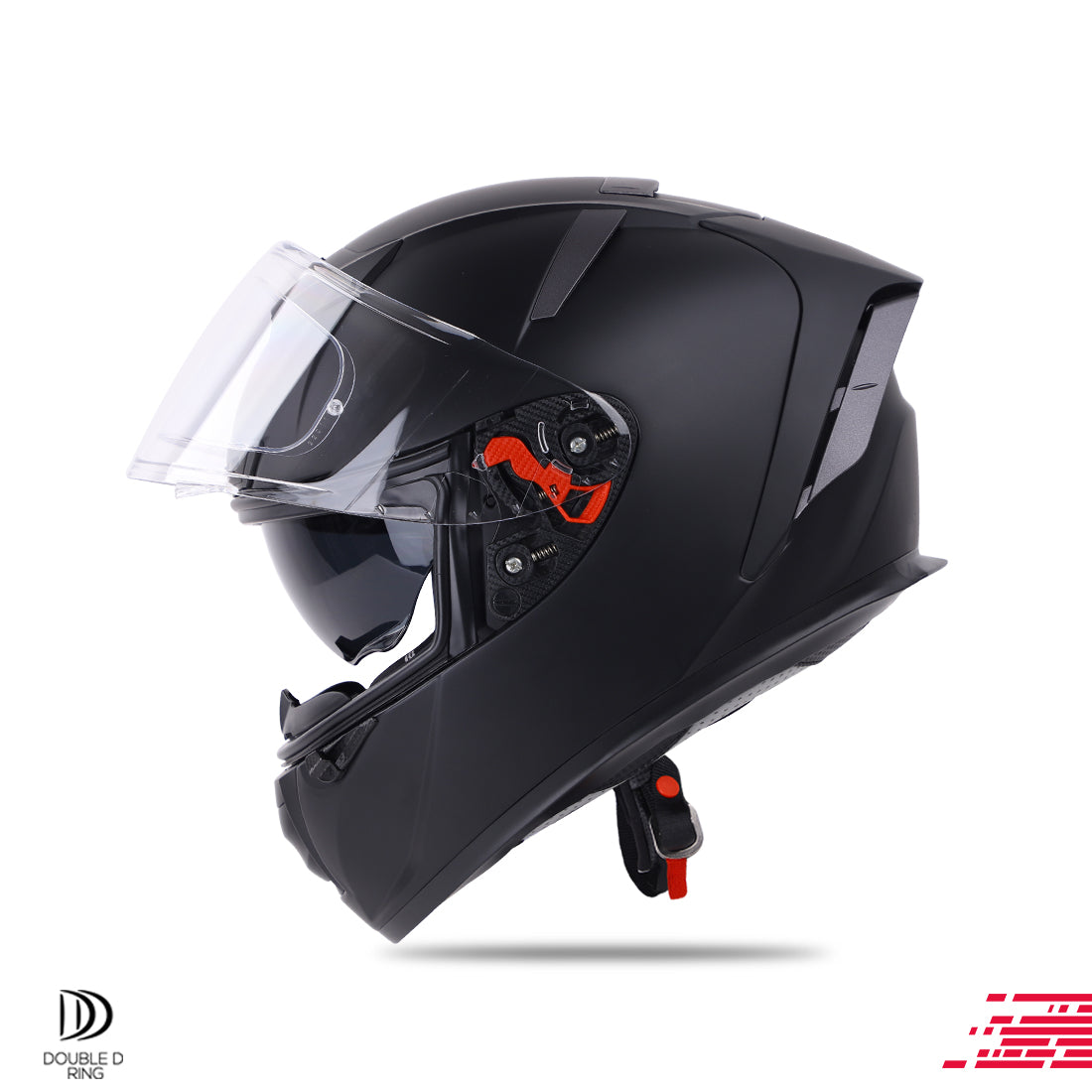 Ignyte IGN-4 ISI/DOT Certified Full Face Helmet with Outer Anti-Fog Clear Visor and Inner Smoke Sun Shield