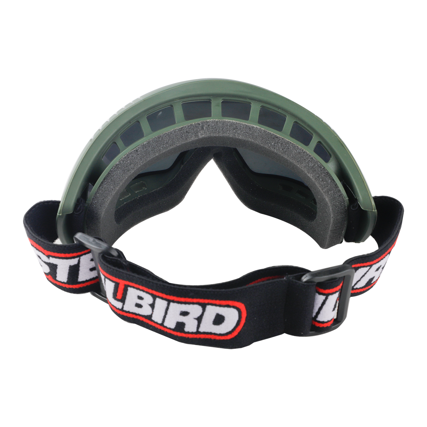 Steelbird 7Wings Motocross ATV/Dirt Bike Goggles, Unisex Eye Protection for Riding (Pack of 1, Olive with Silver)