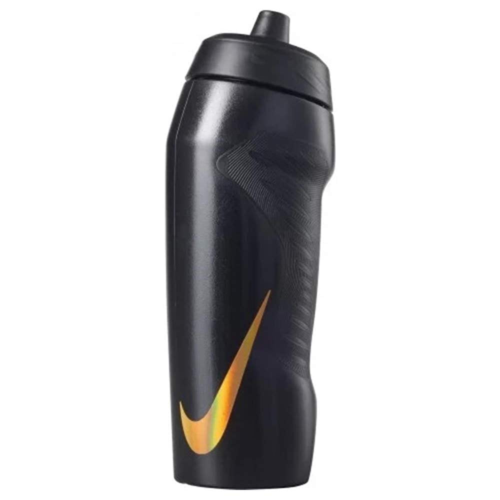Refurbished Nike Hyperfuel Plastic Sipper Water Bottle 24OZ (Black/Gold)