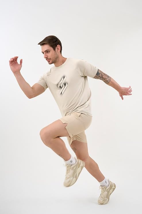 DCYPHR Men's AUSM5X™ Crewneck Tee- Ivory Mist