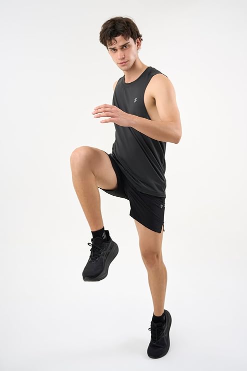 DCYPHR Men's AUSM5X™ Mesh Tank Top- Dark Night