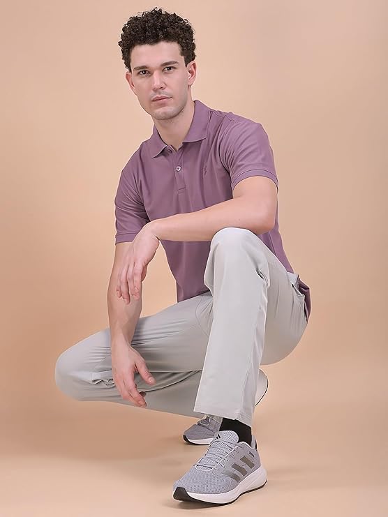 DCYPHR Men's Mono Flex Track Pant- Light Grey