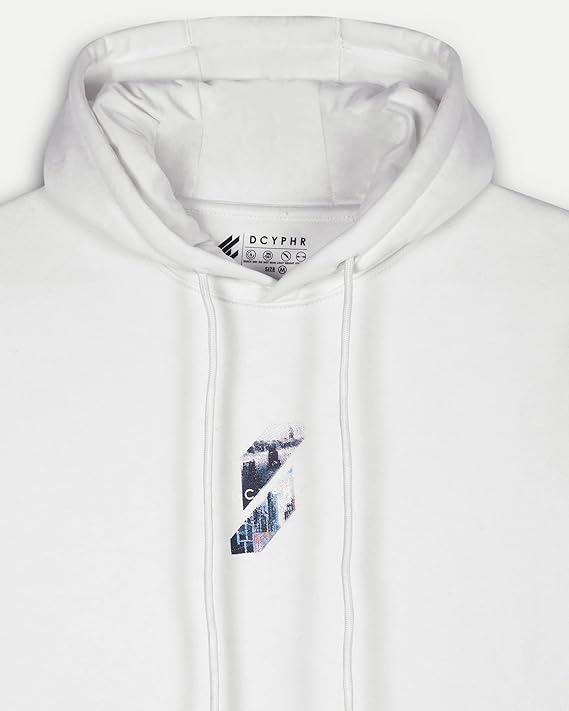 DCYPHR Retro Cityscape Hoodie - Ivory
