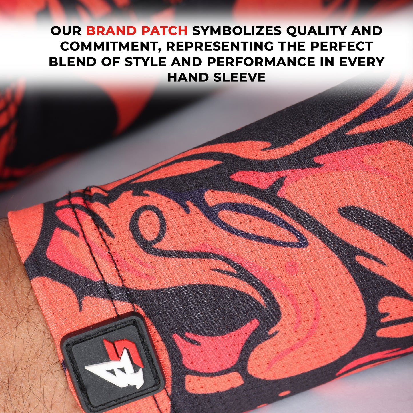 Steelbird Jispa 1.0 Arm Sleeves Orange Unisex for Sports, Running, Cricket, Bike Riding, Cycling, Basketball & Breathable (Sold as a Pair)
