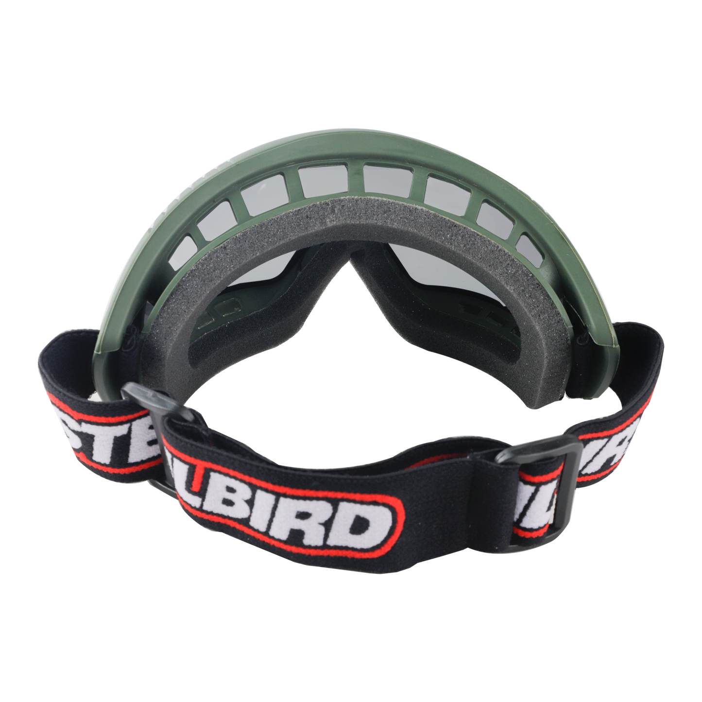 Steelbird 7Wings Motocross ATV/Dirt Bike Goggles, Unisex Eye Protection for Riding (Pack of 1, Olive with Clear)