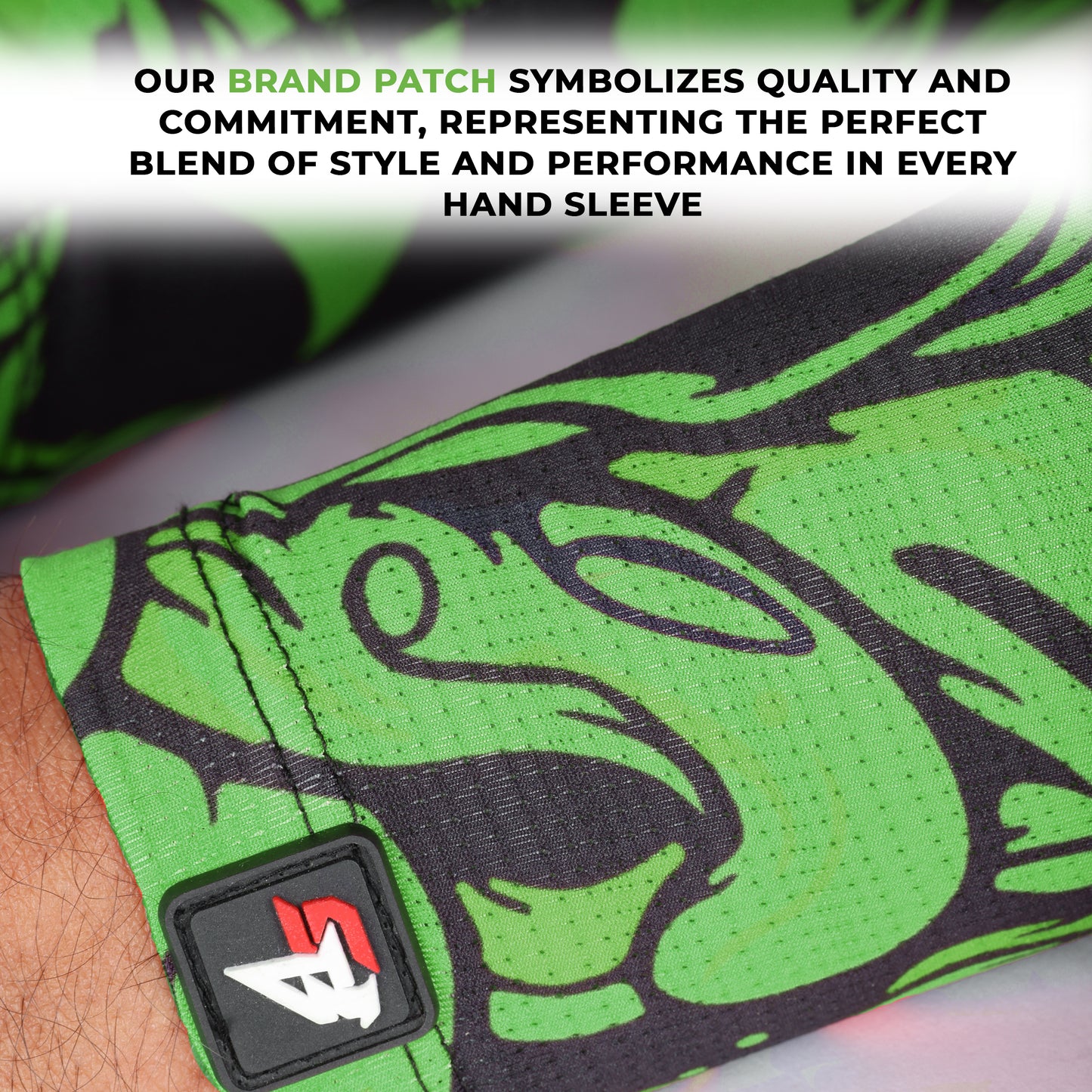 Steelbird Jispa 1.0 Arm Sleeves Green Unisex for Sports, Running, Cricket, Bike Riding, Cycling, Basketball & Breathable (Sold as a Pair)