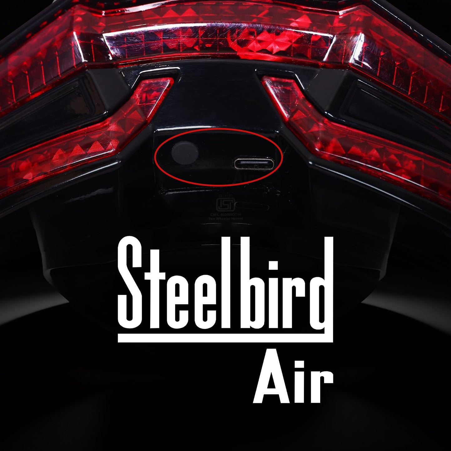 Steelbird SBA-11 7Wings LT ISI Certified Flip-Up Helmet for Men with Inner Sun Shield (Glossy Black with Smoke Visor)