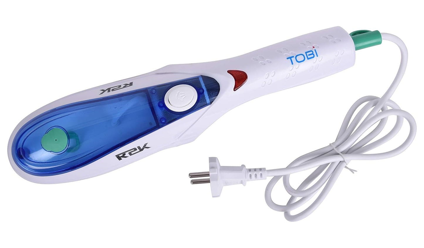 Steelbird R2K Portable Steam Iron Handheld Tobi Garment Steamer (White and Blue)