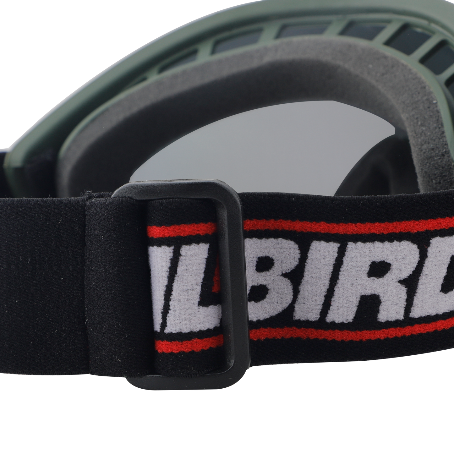 Steelbird 7Wings Motocross ATV/Dirt Bike Goggles, Unisex Eye Protection for Riding (Pack of 1, Olive with Clear)