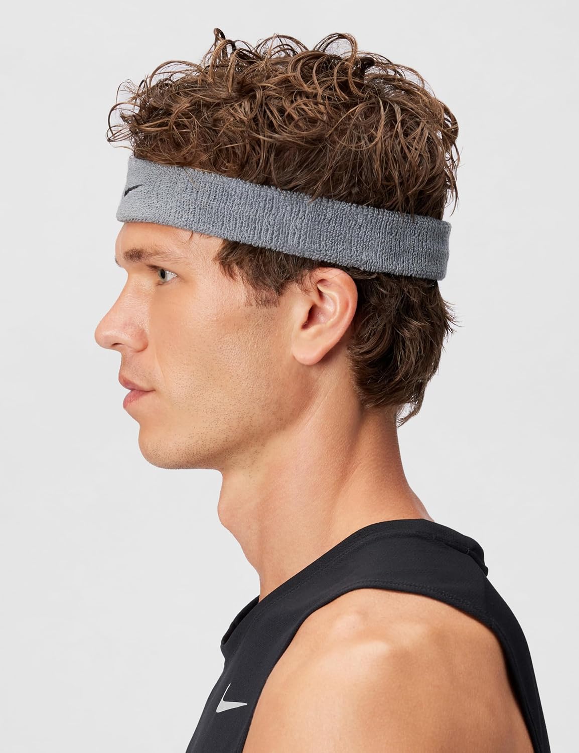 NIKE UNISEX SWOOSH CLASSIC HEADBAND (Grey)