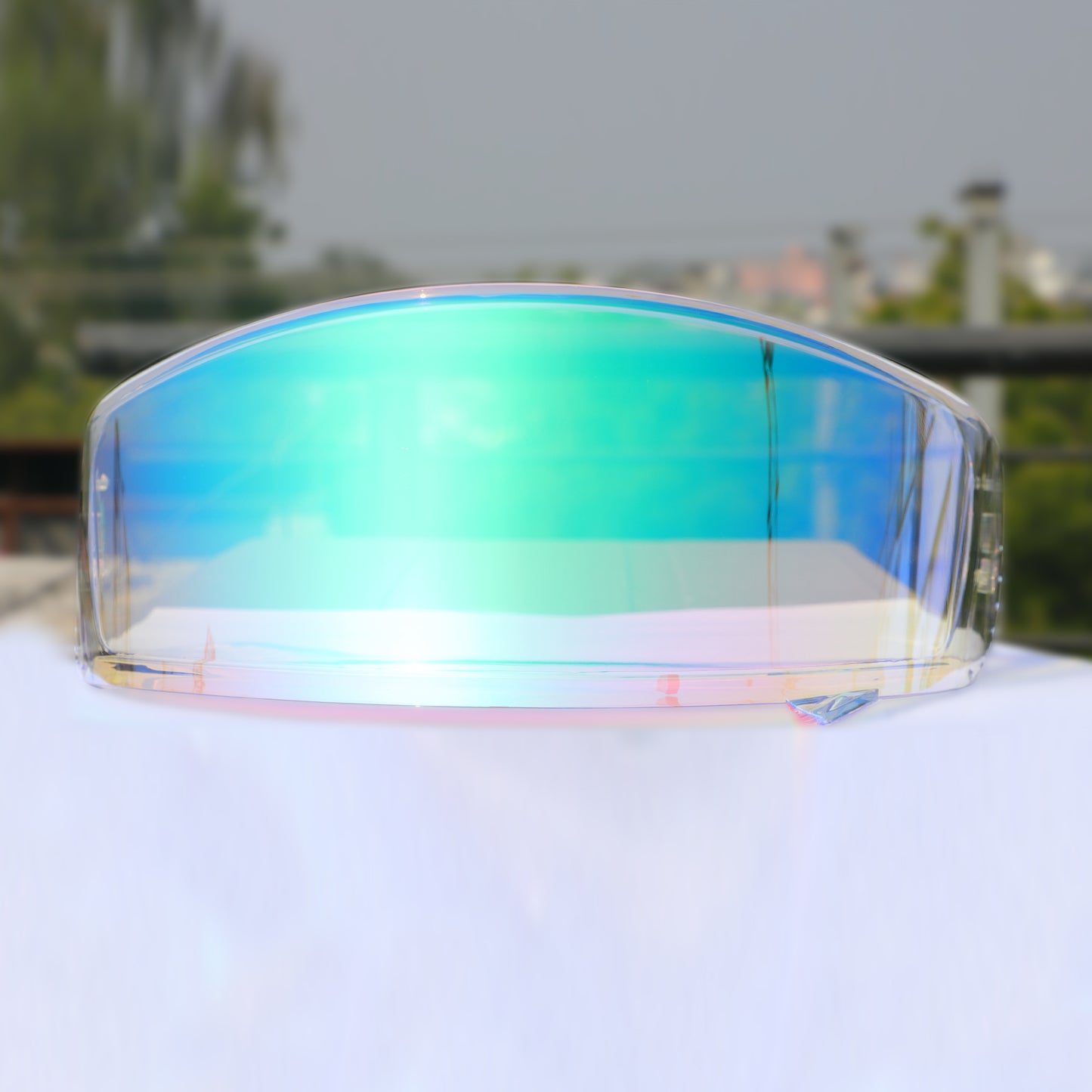 Steelbird SA-2 Helmet Visor Compatible for All SA-2 Model Helmets (Night Vision Green Visor)