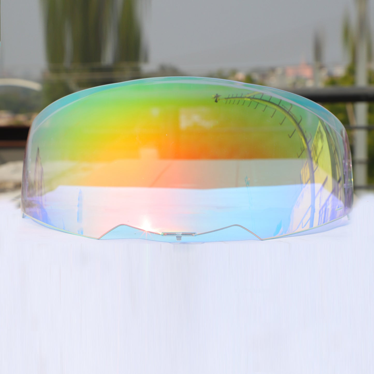 Steelbird SBA-1 Helmet Visor Compatible for All SBA-1 Model Helmets (Night Vision Rainbow Visor)