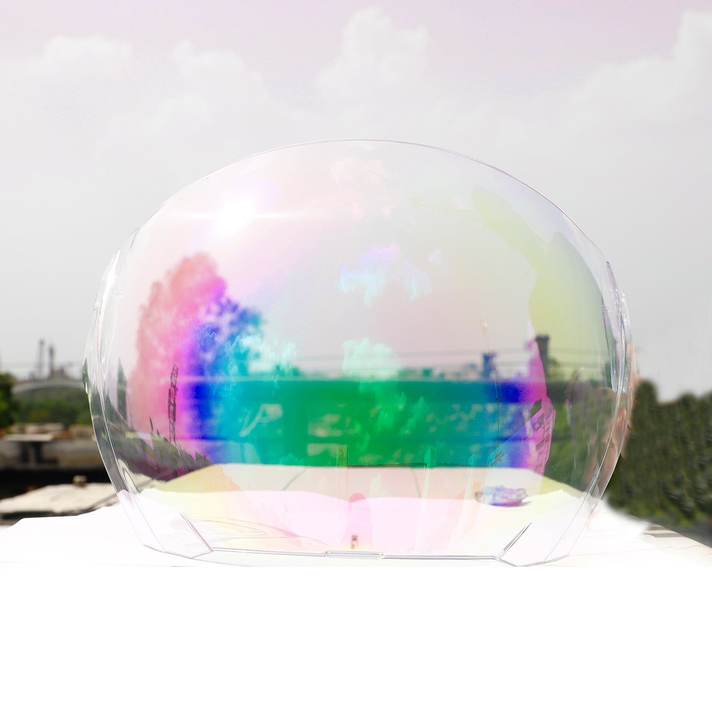 Steelbird SBA-2 Helmet Visor Compatible for All SBA-2 and SBA-3 Model (Night Vision Rainbow Visor)