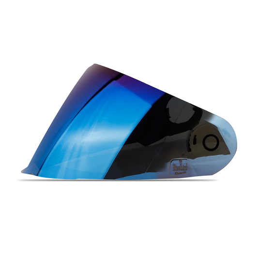 Steelbird SBA-21 Helmet Visor Compatible for All SBA-21 Model Helmets (Chrome Blue Visor)