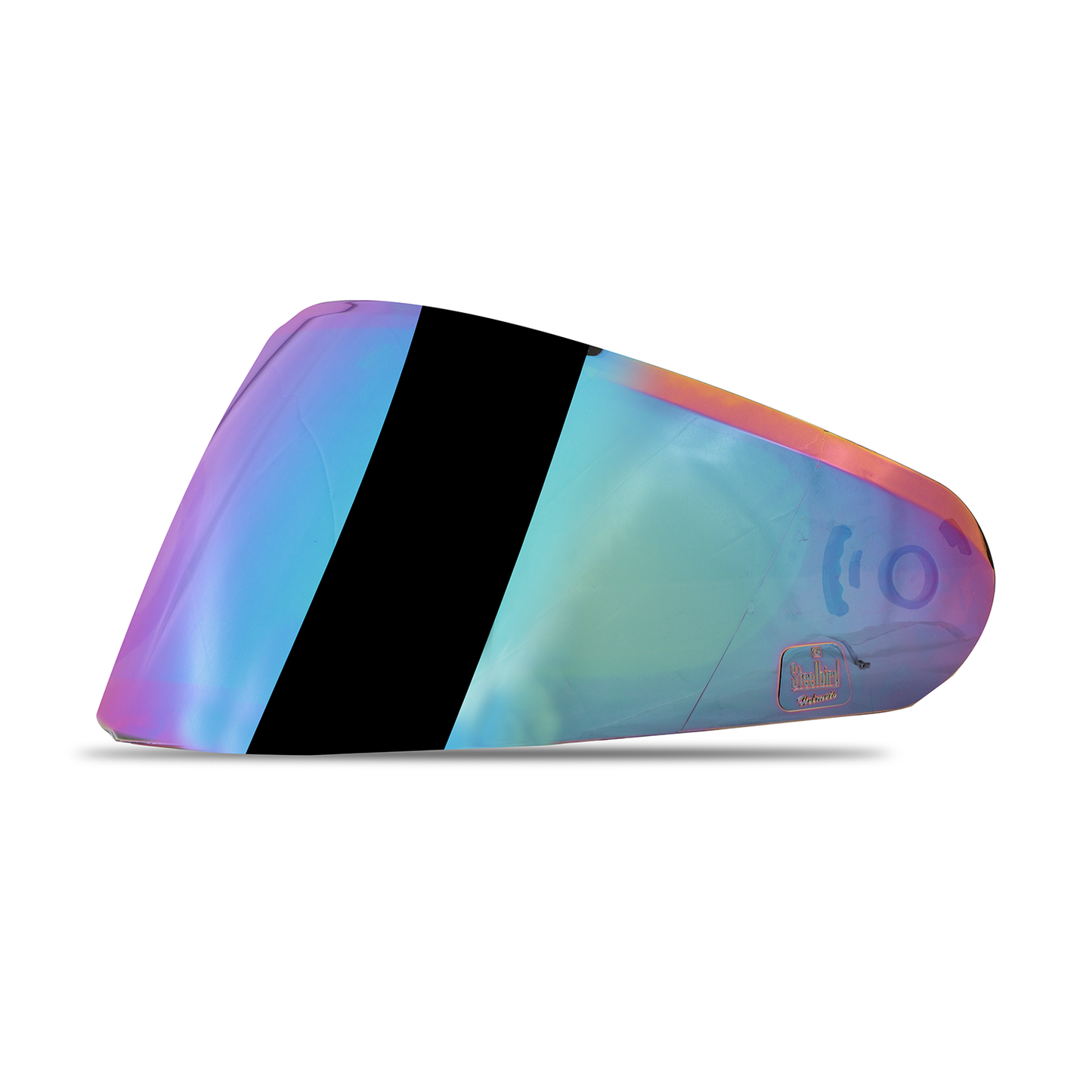 Steelbird SBA-21 Helmet Visor Compatible for All SBA-21 Model Helmets (Chrome Rainbow Visor)