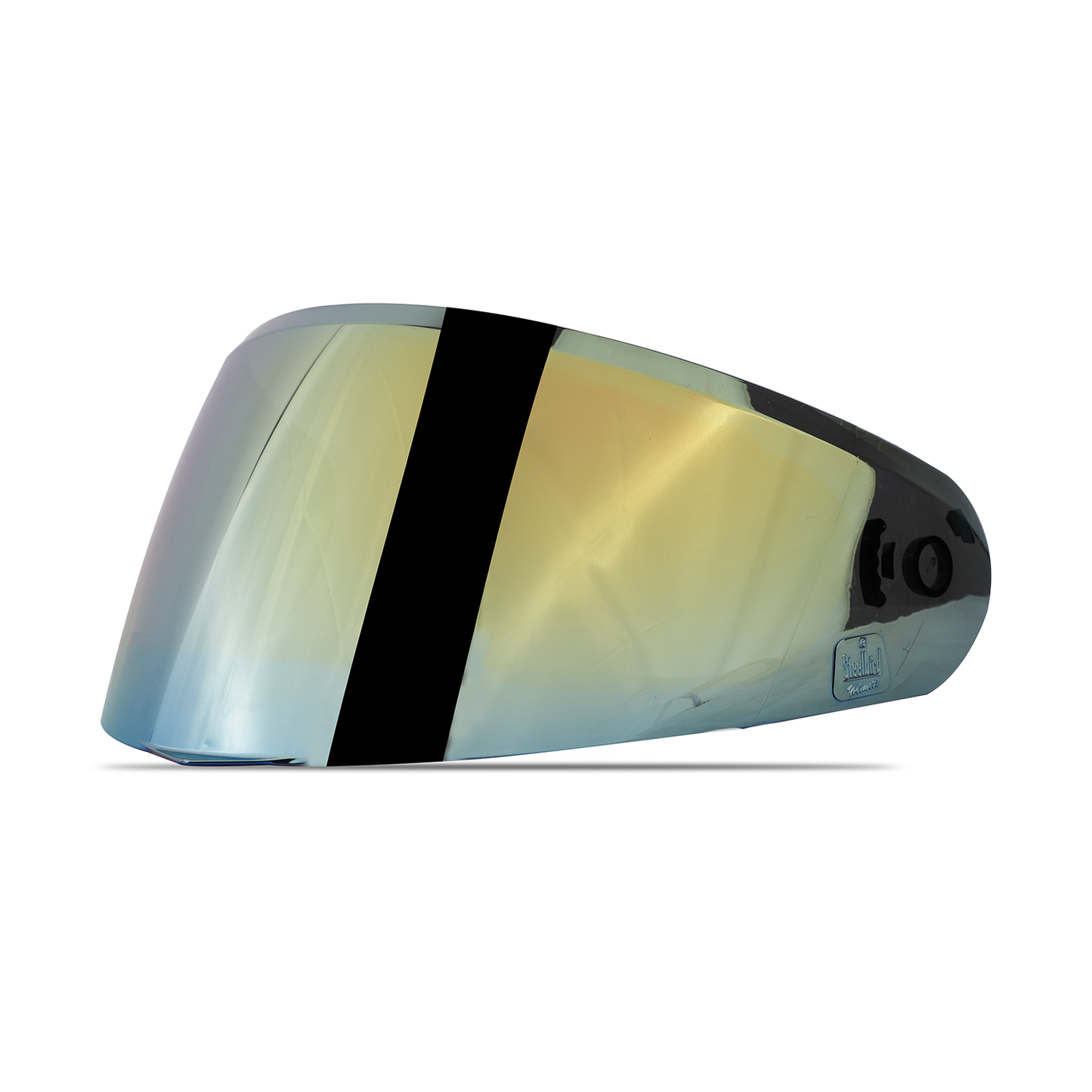 Steelbird Helmet Visor Compatible for All SBA-21 Model Helmets (Chrome Gold Visor)