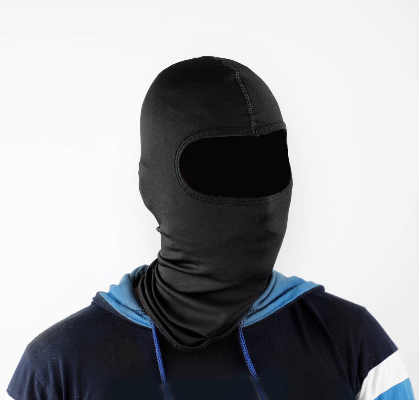 Steelbird Soft Lycra Balaclava Most Suitable for Motorcycling, Running, Sports, Head and Face Cover (Black)