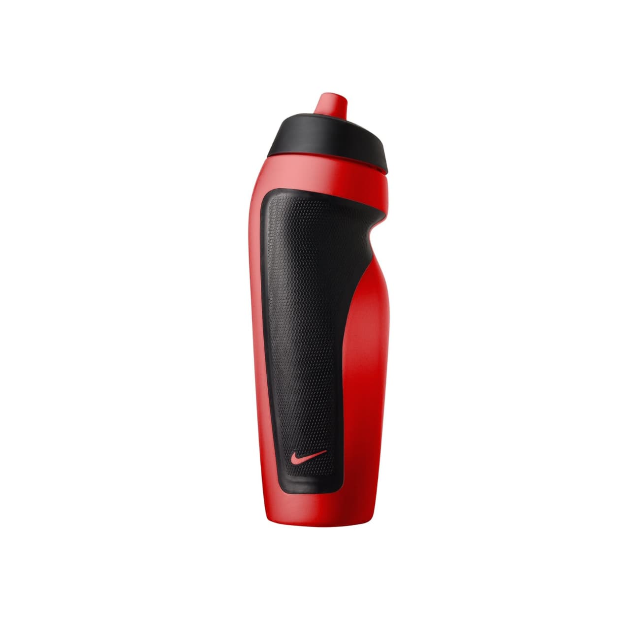 Refurbished Nike Unisex Plastic, Silicone, Polypropylene, Rubber Water Bottle 570ml (Sport Red/Black)
