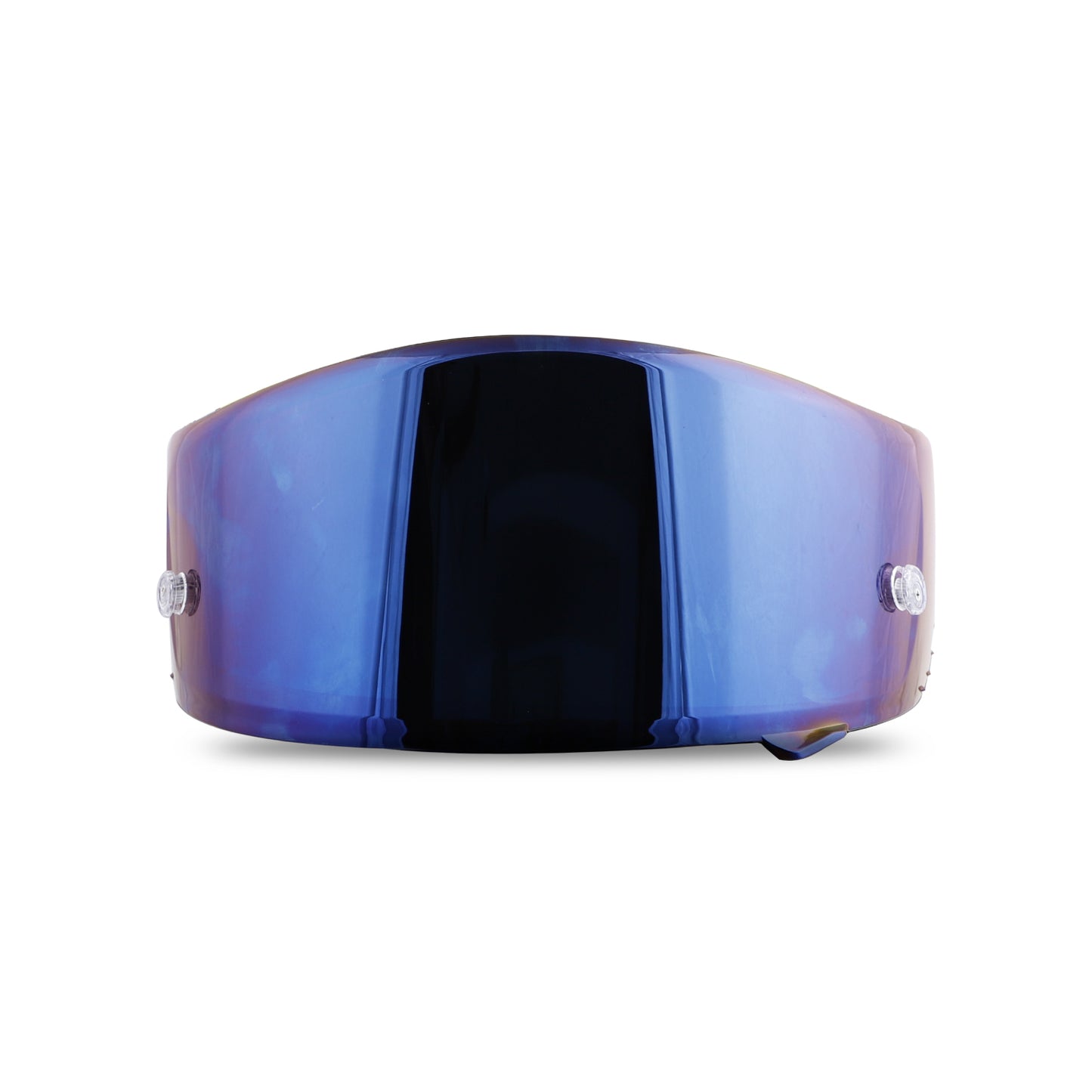 Steelbird SA-2 Helmet Visor Compatible for All SA-2 Model Helmets (Anti Fog Chrome Blue Visor)