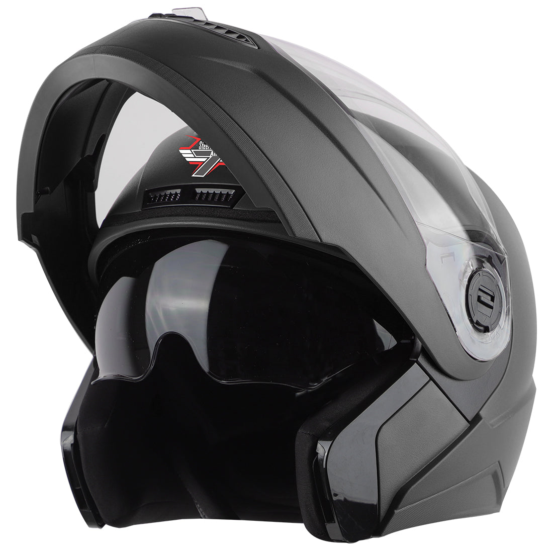 Steelbird SBA-7 7Wings ISI Certified Flip-Up Helmet for Men and Women – Shop On Steelbird Steelbird SBA-7 7Wings ISI Certified Flip-Up Helmet for Men and Women – Shop On Steelbird