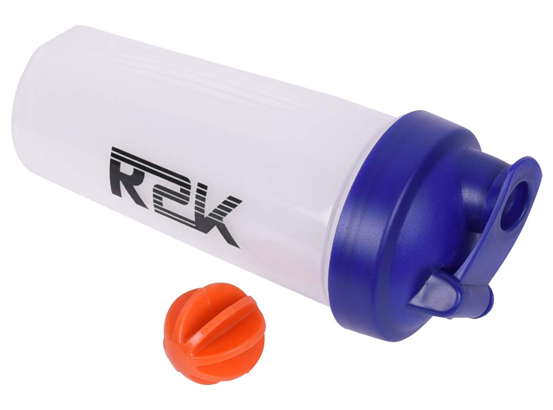 R2K Sport Protein Shaker/Gym and Water Bottle, 700ml (Blue)