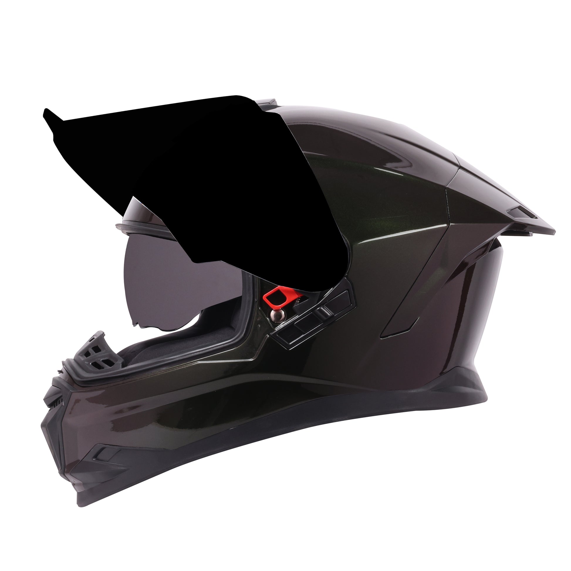 black chrome durability on motorcycle helmets Steelbird SBH-57 Fighter ISI and DOT Certified Full Face Helmet for Me – Shop On Steelbird