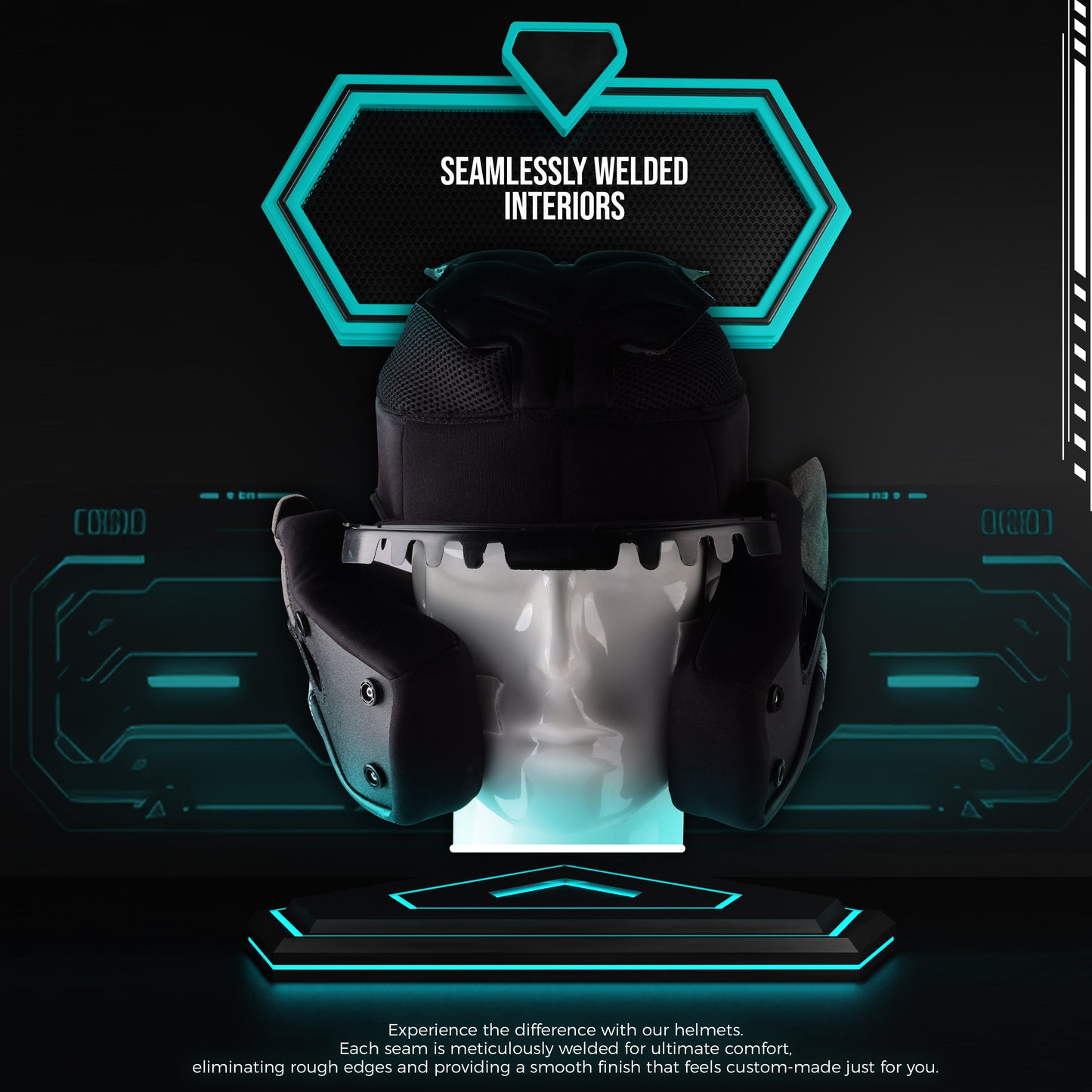 Steelbird SBH-57 Fighter F4 ISI and DOT Certified Full Face Helmet for Men and Women with Inner Silver Sun Shield (Glossy Black Fluo Yellow)