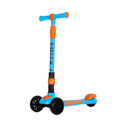 Refurbished Koko Rusty Kick Scooter with Adjustable Height and Portable, Kids Scooter with PVC Wheels for Age 3+ (Max User Weight: 40kg)(Blue)