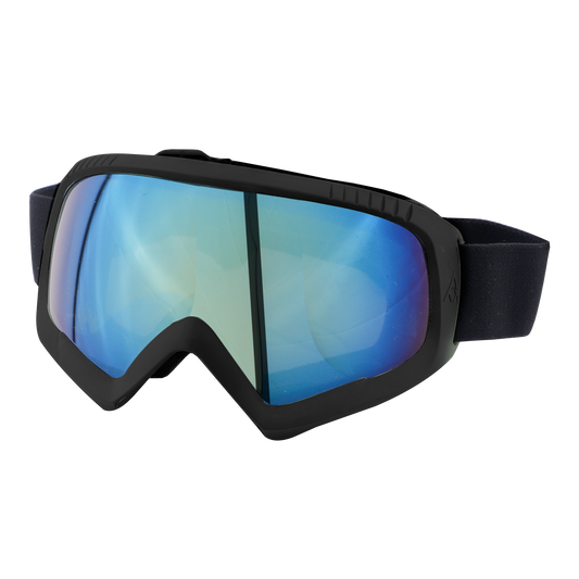 Steelbird 7Wings Motocross ATV/Dirt Bike Goggles, Unisex Eye Protection for Riding (Pack of 1, Black with Gold)