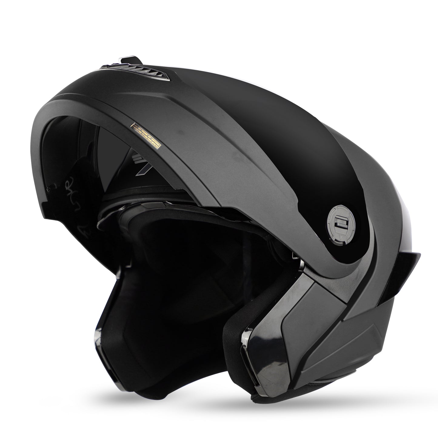 Steelbird SBA-8 7Wings ISI Certified Flip-Up Helmet for Men and Women (Matt Axis Grey with Smoke Visor)