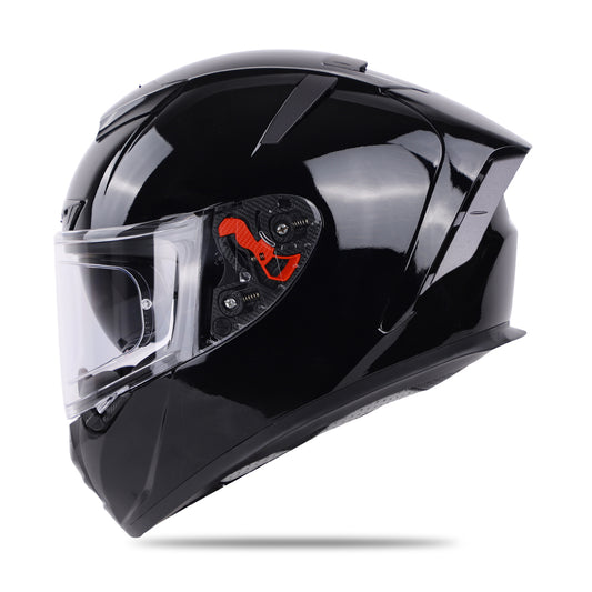 Ignyte IGN-4 ISI/DOT Certified Full Face Helmet with Outer Anti-Fog Clear Visor and Inner Smoke Sun Shield