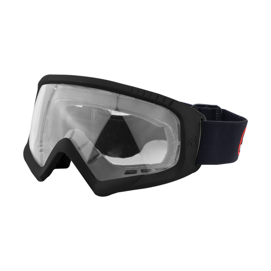 Steelbird 7Wings Motocross ATV/Dirt Bike Goggles, Unisex Eye Protection for Riding (Pack of 1, Black with Clear)