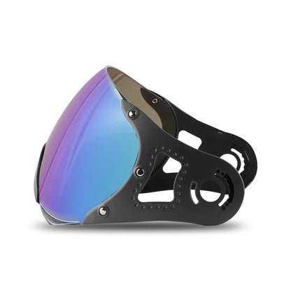 Steelbird SB-27 Helmet Visor Compatible for All SB-27 Model Helmets (Chrome Rainbow Visor)