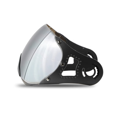 Steelbird SB-27 Helmet Visor Compatible for All SB-27 Model Helmets (Chrome Silver Visor)