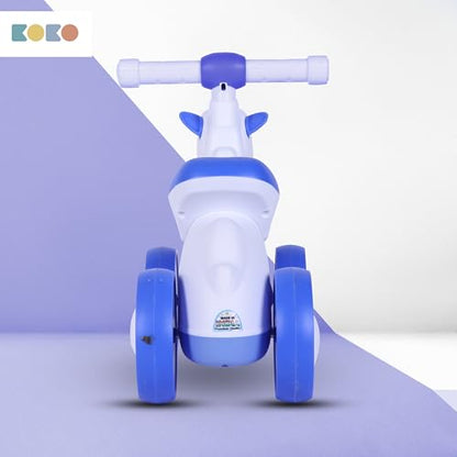Refurbished Koko Hurricane Balance Bike for Toddlers – Lightweight Ride-On Toy with Sturdy Wheels, Safe and Fun Indoor/Outdoor Bike for Kids, Ages 1-3 (Blue)