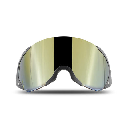 Steelbird SB-27 Helmet Visor Compatible for All SB-27 Model Helmets (Chrome Gold Visor)