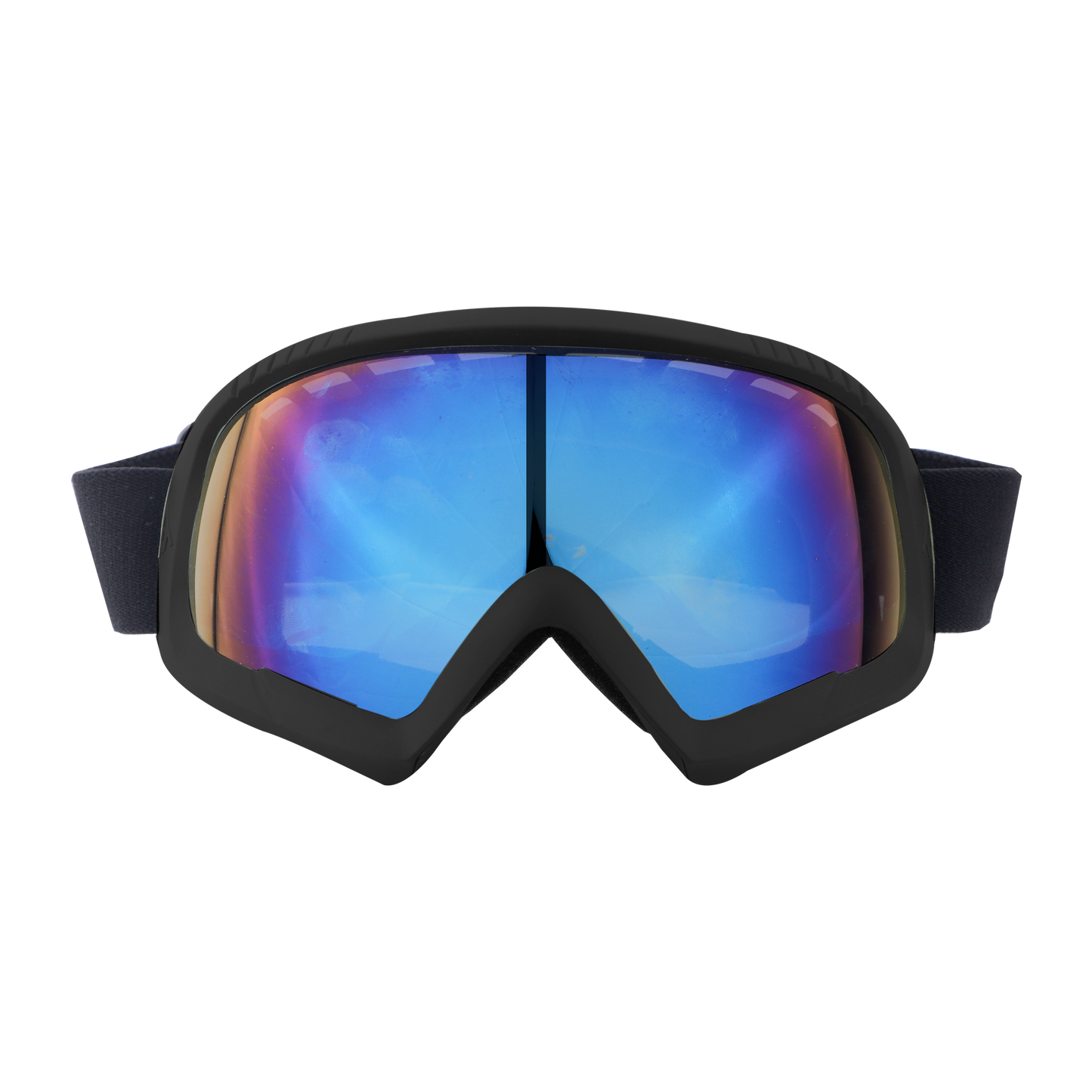 Steelbird 7Wings Motocross ATV/Dirt Bike Goggles, Unisex Eye Protection for Riding (Pack of 1, Black with Blue)